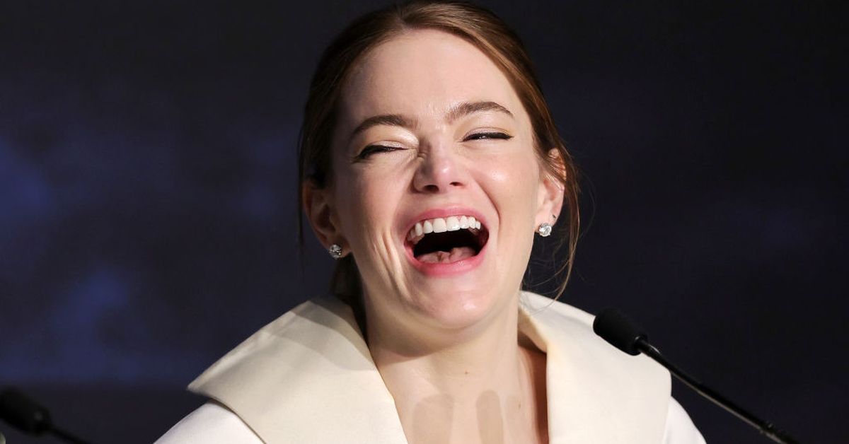 Emma Stone beams as she’s called her real name at Cannes Film Festival