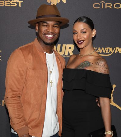 Ne-Yo and Crystal Renay attend DJ Khaled's Birthday Presented by CÎROC and Fox in 2017 in Beverly Hills, California. 