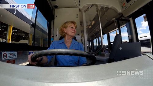 Bus driver Marta Folkard has spoken out. (9NEWS)