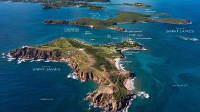 Jeffrey Epstein island Caribbean real estate property 