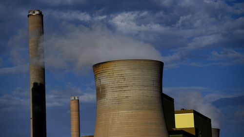 A coal power plant in the La Trobe Valley in Victoria.