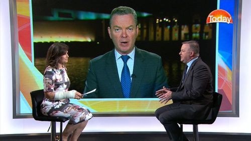 Lisa Wilkinson speaks to Anthony Albanese and Christopher Pyne. (TODAY)