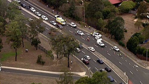 Windsor Road was temporarily closed following the crash. (9NEWS)