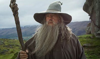 Sir Ian Mckellen as Gandalf in Lord of the Rings