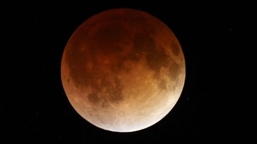 A lunar eclipse. (AAP)