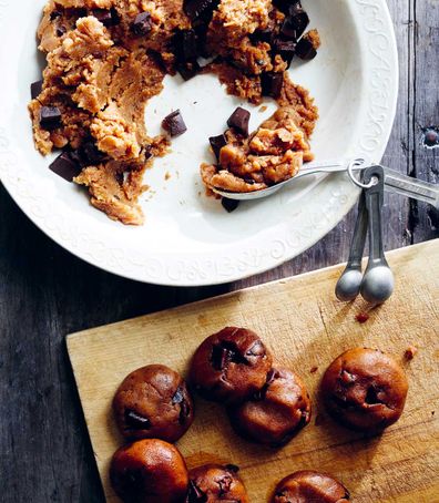 Festival-goers can enjoy healthful treats, like these Donna Hay choc-chunk tahini cookies