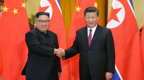 Mr Kim's first foray outside of North Korea as leader was for a summit with Mr Xi last March. 