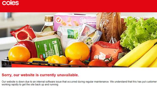 Coles customers call for compensation after major website outage
