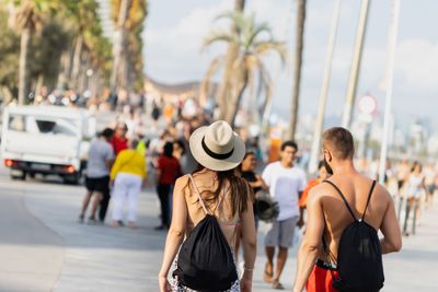 Walking on the street in your swimmers is banned in Barcelona