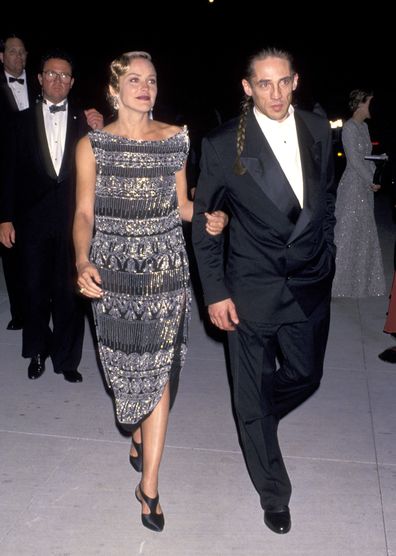 Sharon Stone and Michael Stone