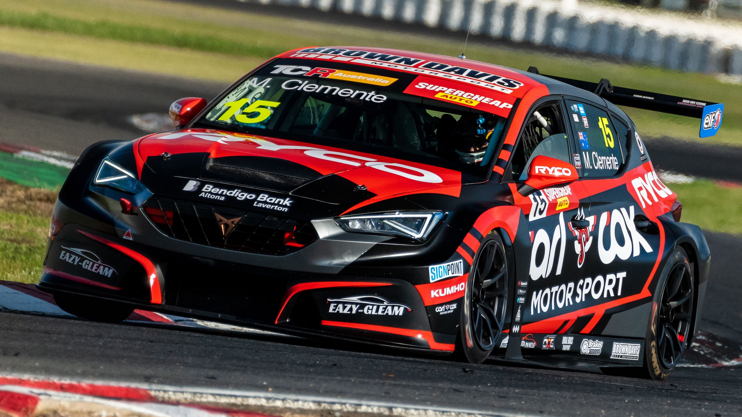 Michael Clemente won the weekend opener at Winton, launching himself into TCR Australia Series title contention.
