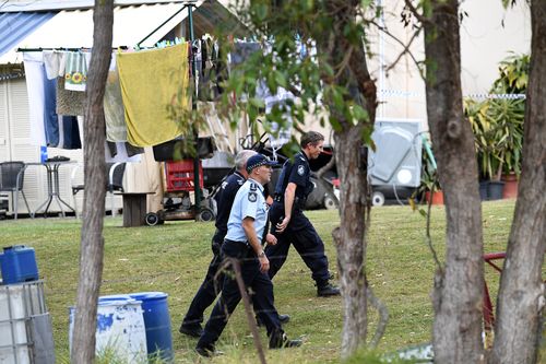 Relatives of the victim say they saw a man running from the property after the fire. (Photo: AAP)