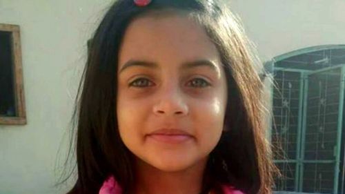 Seven-year-old Zainab Ansari. (AAP)