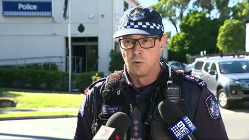 Inspector Jim Plowman said the officer's condition was "not life threatening". (9NEWS)
