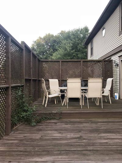 Back deck | Before