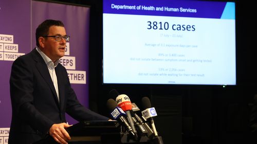 Victorian Premier Daniel Andrews announced 484 new cases of coronavirus today.