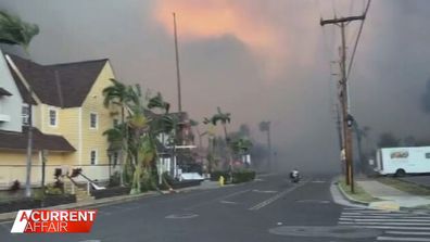 With no transport available the family Ressler family began walking in the opposite direction to the smoke, to another hotel. 