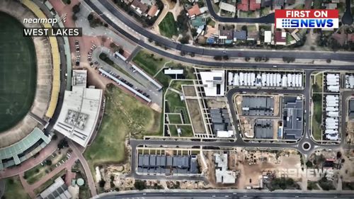 Adelaide is experiencing a population explosion as developers replace large blocks with medium to high level density housing. Picture: 9NEWS