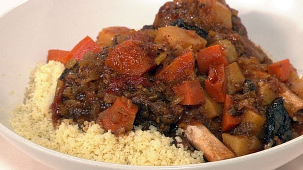 Lamb shanks tagine