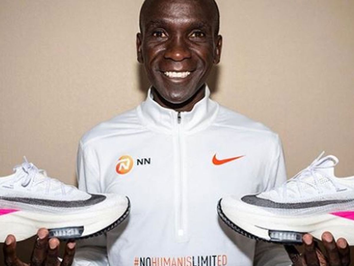 Eliud Kipchoge marathon record, Nike Vaporfly shoes could banned, Brigid Kosgei