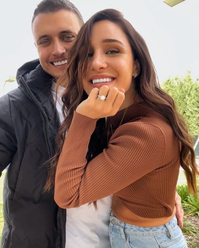 Kayla Itsines announces engagement to boyfriend Jae Woodroffe.