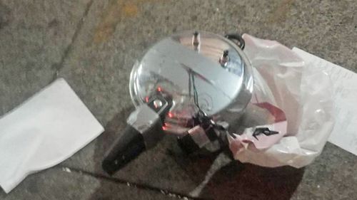 Thieves led police to pressure cooker bomb