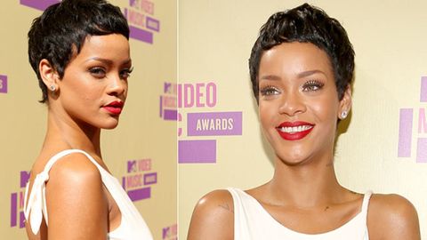 2012 MTV VMAs: Rihanna chopped off all her hair!