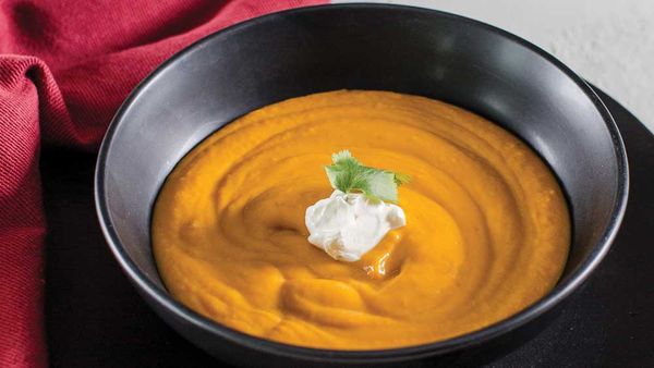 Spicy pumpkin soup