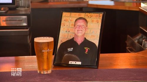 A beer at the pub for Bob Palmer.