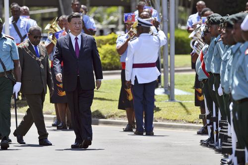 President Xi is the first Chinese leader to visit Papua New Guinea
