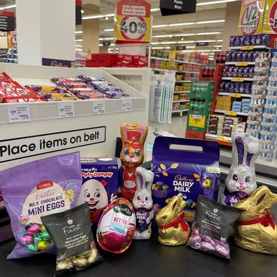 Coles Easter chocolates