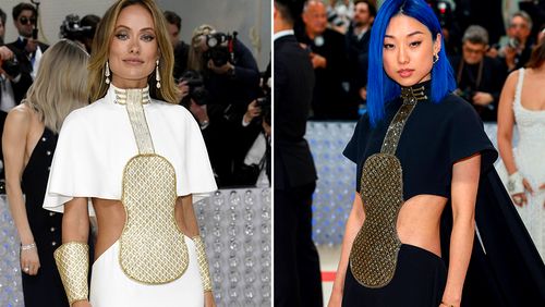 Olivia Wilde and Margaret Zhang at the 2023 Met Gala