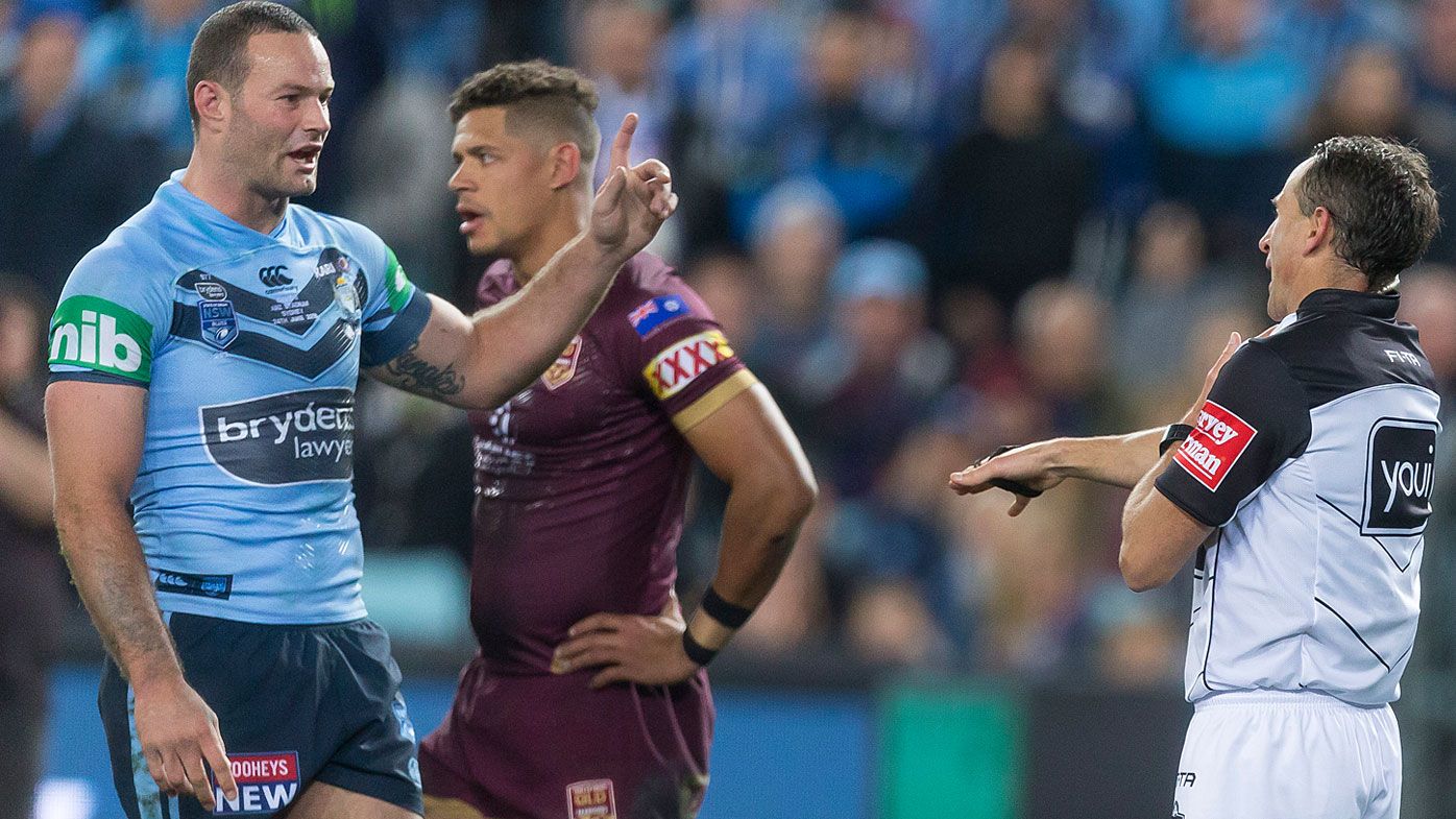 State of Origin: Ben Hunt claims Boyd Cordner ran into him for game-deciding penalty try
