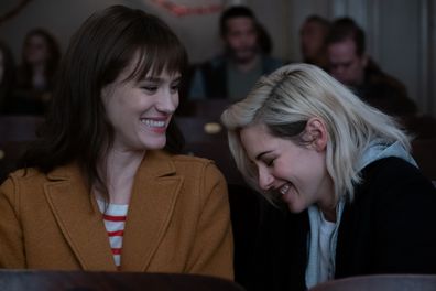 The Happiest Season's Kristen Stewart and Mackenzie Davis