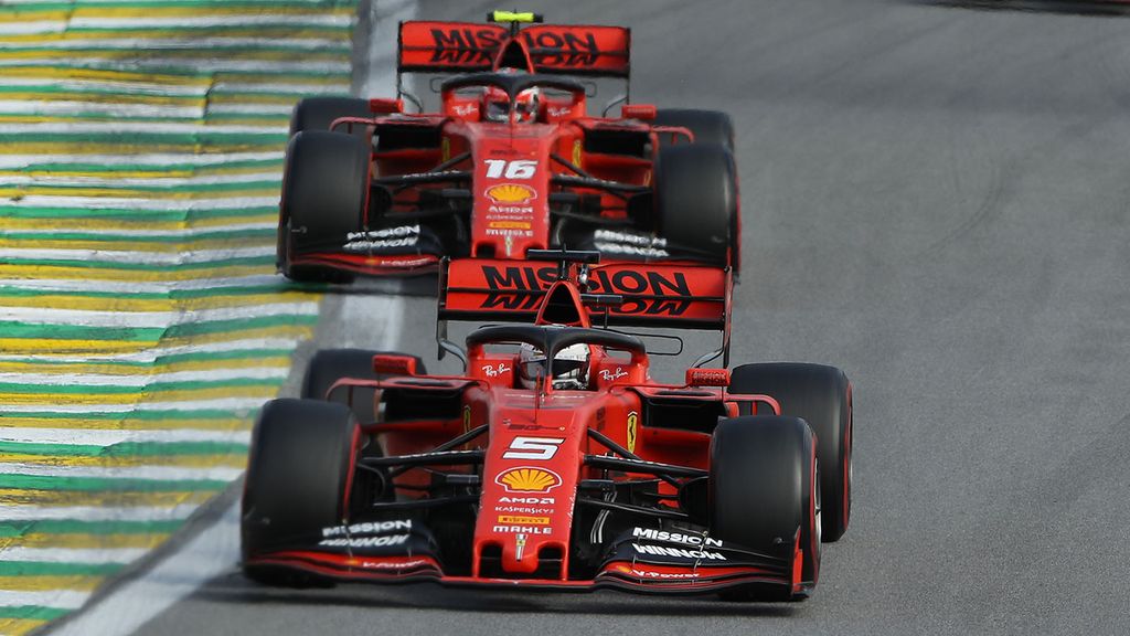 Ferrari Summon Sebastian Vettel Charles Leclerc Over F1 Collision