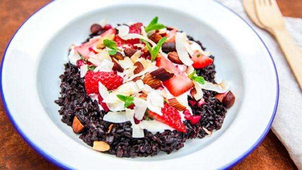 Forbidden Black Rice Pudding