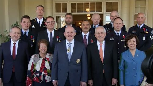 Nine Australians have been honoured for the roles in the Thai cave rescue. Picture: 9NEWS