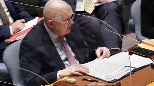 Russia's UN Ambassador Russia Vasily Nebenzya said a lot of the images and footage emerging from the conflict in Ukraine are false. 
