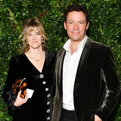 Dominic West and Catherine Fitzgerald attend Chanel And Charles Finch Pre-Oscar Awards Dinner At The Polo Lounge in Beverly Hills on February 23, 2019 in Beverly Hills, California. 