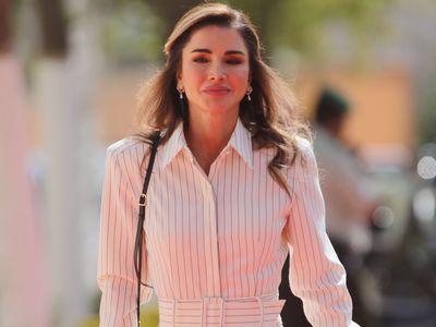 Queen Rania at the state opening of Jordan Parliament, 2018