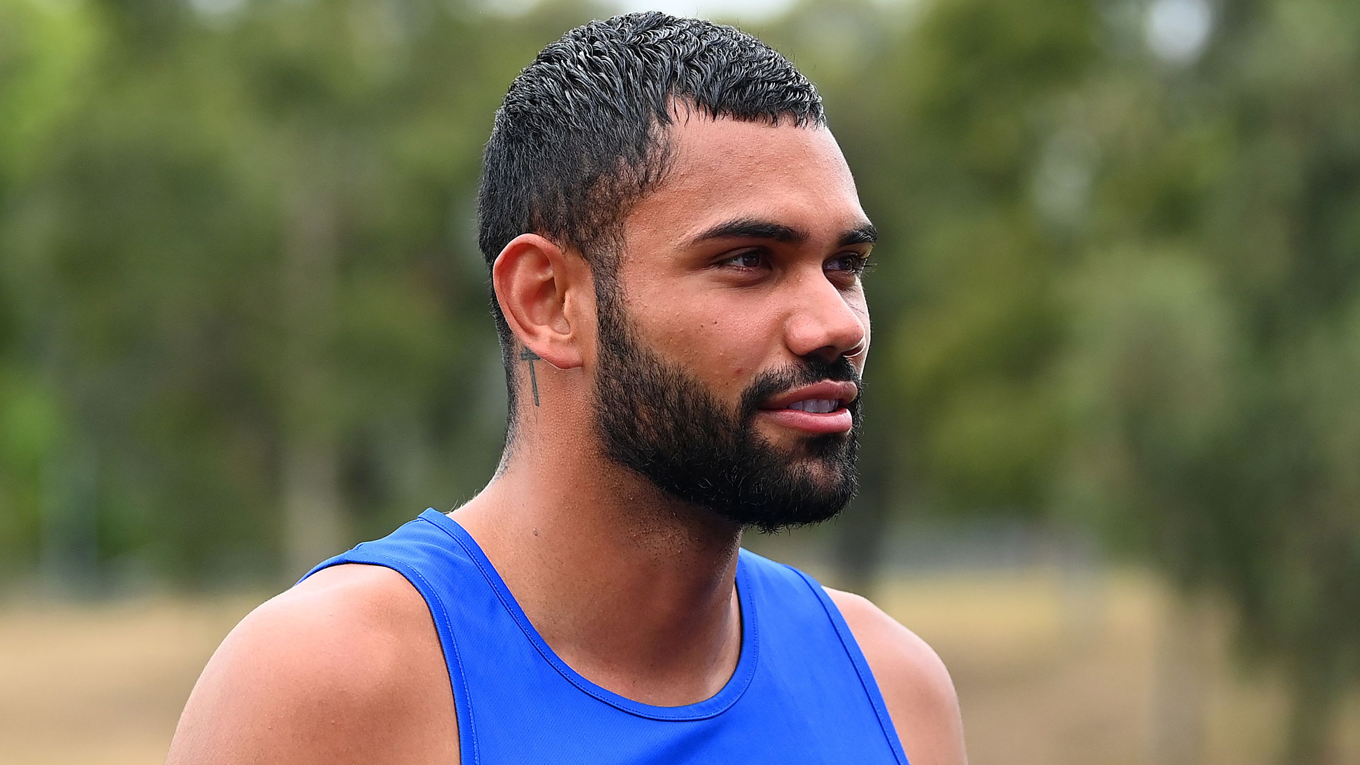 Tarryn Thomas returned to pre-season training with the Roos on Monday.