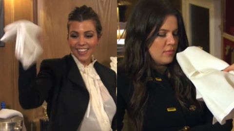 New TV low: Kardashian sisters sniff each other's genital 'musk'