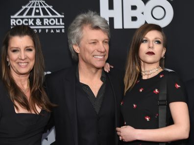 Dorothea Hurley, Jon Bon Jovi and Stephanie Rose Bongiovi 