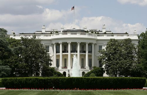 The exterior view of the south side of the White House is seen May 31, 2005 in Washington, DC. 