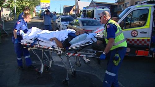 Two people were taken to hospital with non-life threatening injuries. (9NEWS)