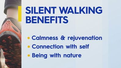 Silent walking benefits