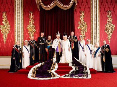 The Royal Family official coronation portrait