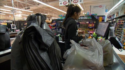 Small supermarkets will be included in the ban. (9NEWS)