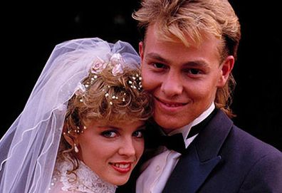 Kylie Minogue and Jason Donovan on Neighbours (Fremantle/Ten)