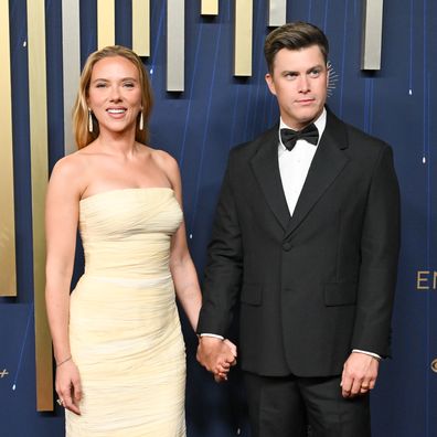Scarlett Johansson and Colin Jost